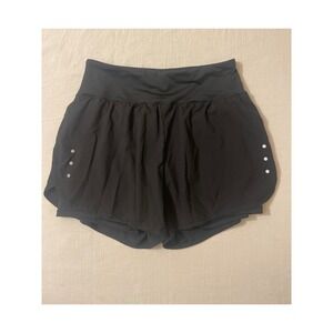 Ksmien Women's Size Small Black Running Shorts Athletic Workout Activewear